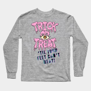 Trick or Treat for Halloween in pink Long Sleeve T-Shirt